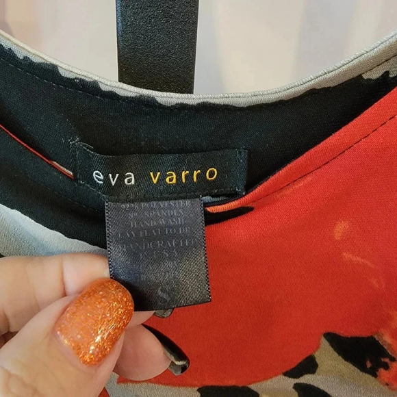 Eva Varro Tiered Animal Print Dress/Tunic - Picture 2 of 3